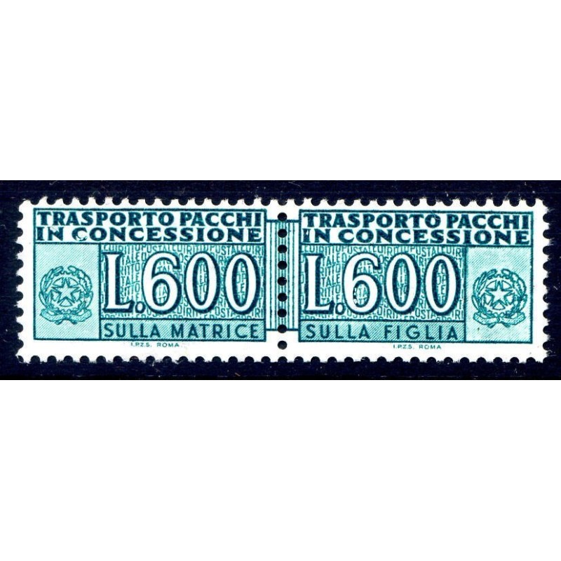 PACCHI IN CONCESSIONE Lire 600  NUOVO **