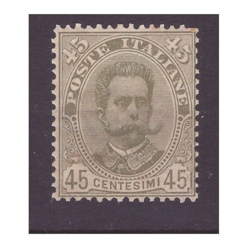 REGNO 1891 -  UMBERTO I°   45 CENTESIMI    NUOVO **