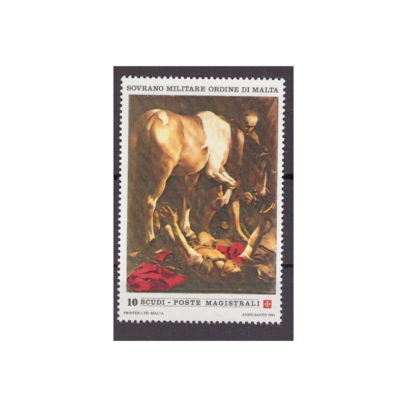 SMOM 1984 -  ANNO SANTO - CARAVAGGIO  Nuovo **