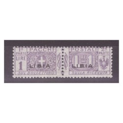 LIBIA  1915   -   PACCHI POSTALI   -   1 LIRA   NUOVO **