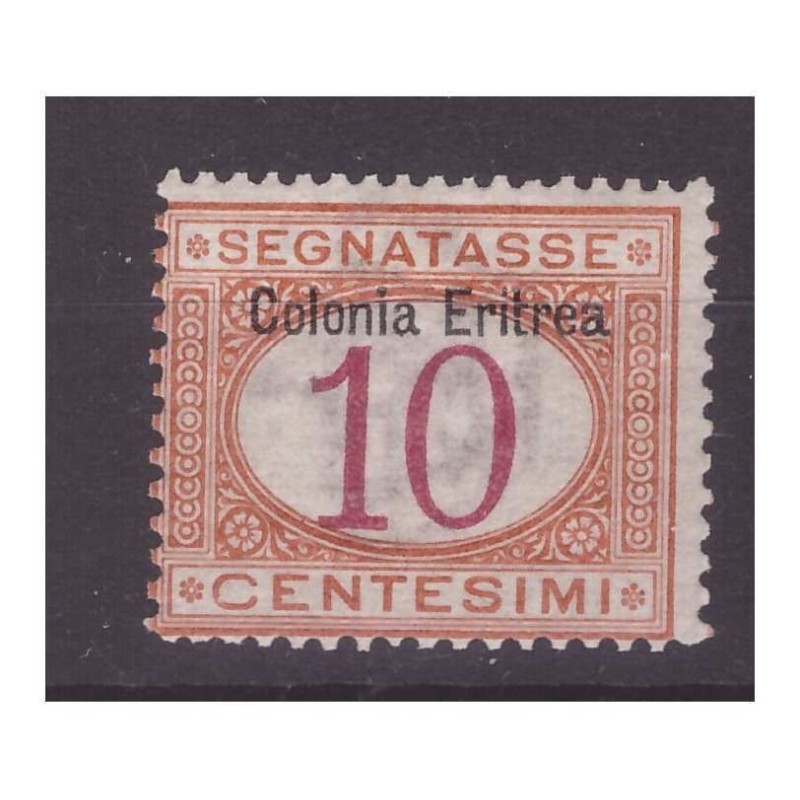 ERITREA  1903  -  SEGNATASSE   -  CENTESIMI  10  -   NUOVO **