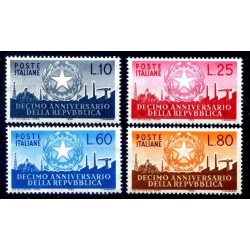 10° ANNIVERSARIO DELLA REP 1956 - SERIE NUOVA **