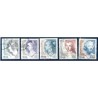 ITALIA 1999 - DONNA NELL'ARTE IN EURO / LIRE 5 valori usati
