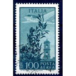 ITALIA 1971 - POSTA AEREA CAMPIDOGLIO NUOVO TIPO  - L. 100 - USATO