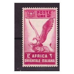 AOI - 1938  SOGGETTI VARI -  Lire 2   NUOVO  **
