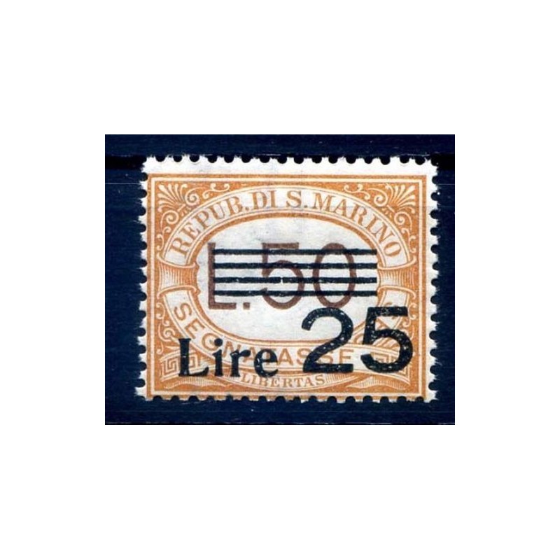 SAN MARINO 1943 - SEGNATASSE SERIE  N° 31   NUOVO **