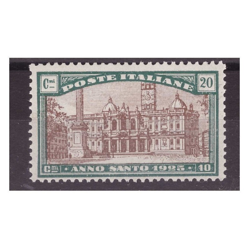REGNO 1924  - ANNO SANTO 1925  -  Cent. 20   -  NUOVO  **