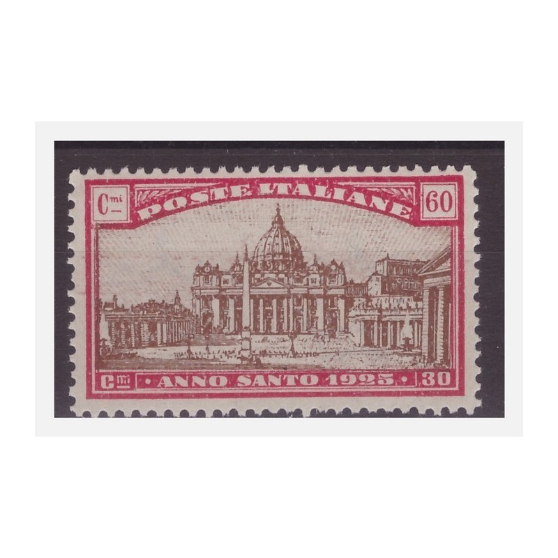 REGNO 1924 - ANNO SANTO 1925 - Cent. 60 - NUOVO **