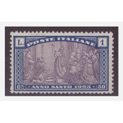 REGNO 1924 - ANNO SANTO 1925 - 1 Lira - NUOVO **