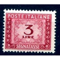 ITALIA 1947 - SEGNATASSE 3 Lire RUOTA NUOVO **