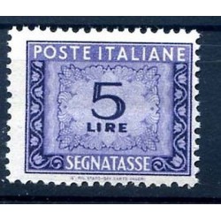 ITALIA 1947 - SEGNATASSE 5 Lire RUOTA NUOVO **