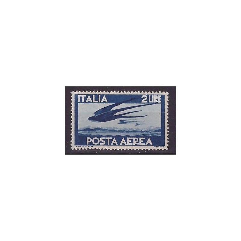 POSTA AEREA DEMOCRATICA  1946  - LIRE 2  NUOVO **