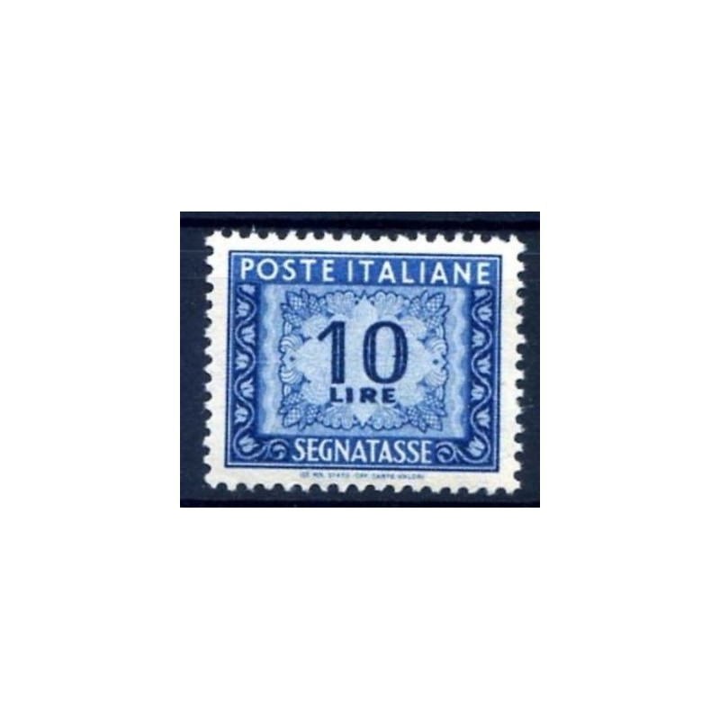 ITALIA 1947 - SEGNATASSE 10 Lire RUOTA NUOVO **