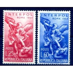 ITALIA 1954 - INTERPOL SERIE NUOVA **