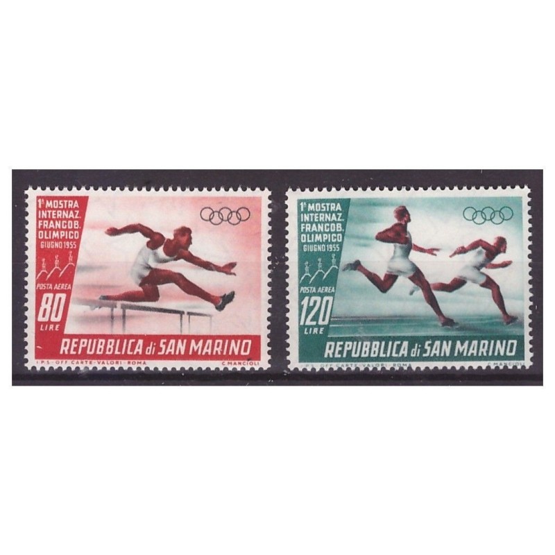 SAN MARINO - 1955 FRANCOBOLLO OLIMPICO - PA NUOVI **