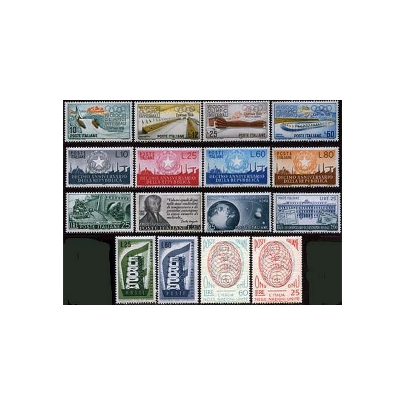 ITALIA 1956 - ANNATA COMPLETA NUOVA   **