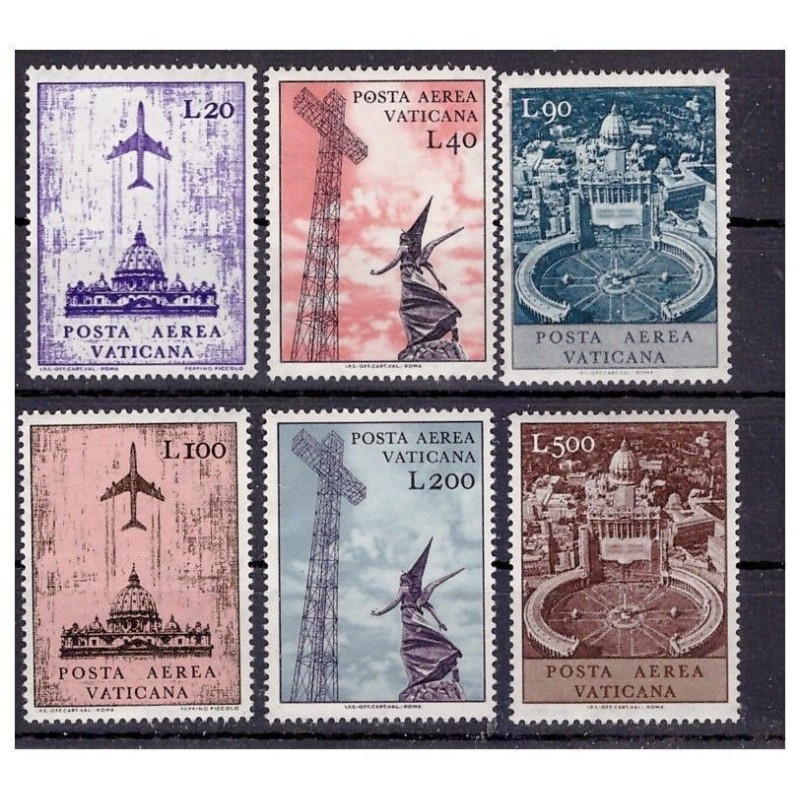 VATICANO 1967 -  POSTA AEREA  - SERIE  NUOVA  **