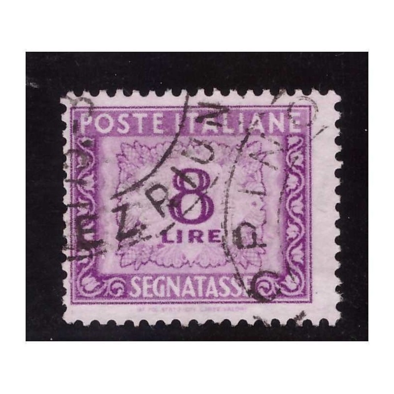 ITALIA 1956 - SEGNATASSE  8 Lire STELLE USATO