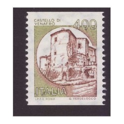 ITALIA 1980  - Castelli in  Bobina Lire 400  **  NUMERO AL VERSO