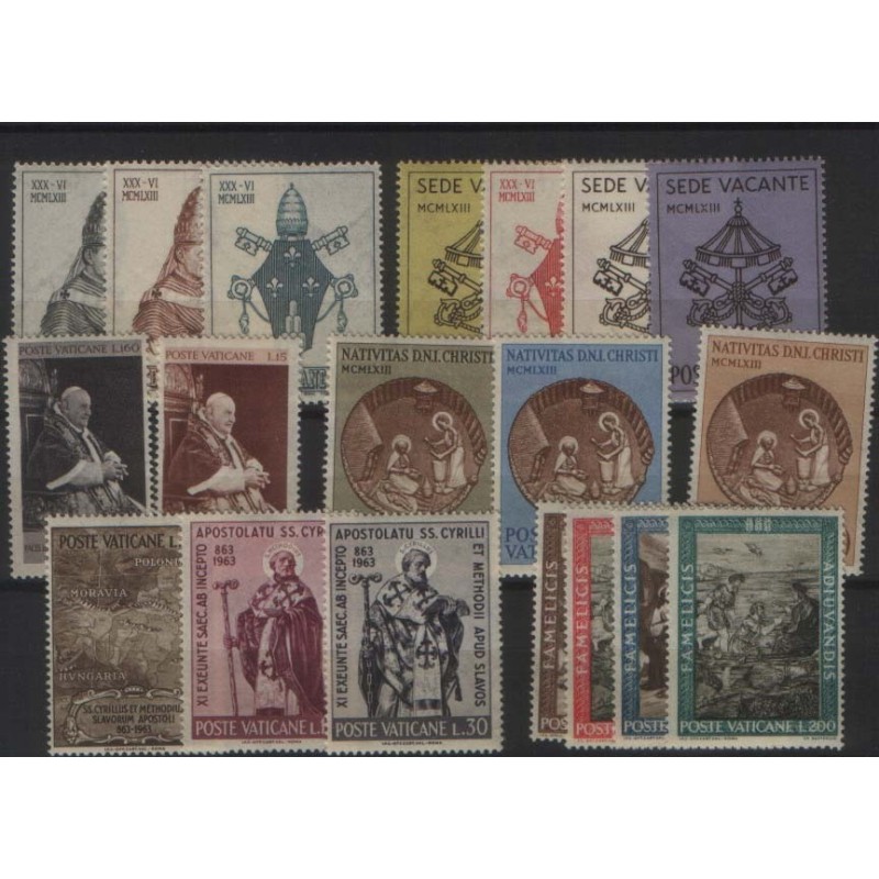 VATICANO - ANNATA 1963 NUOVA **