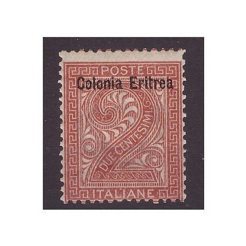 ERITREA  1893  -  CIFRA  -  CENTESIMI 2  -   NUOVO **