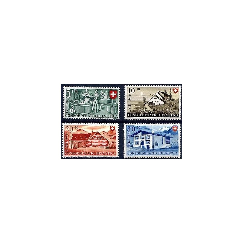 SVIZZERA - 1946 PRO PATRIA **