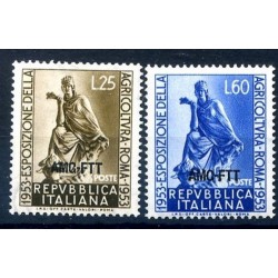 TRIESTE A - 1953  AGRICOLTURA  SERIE   NUOVA **