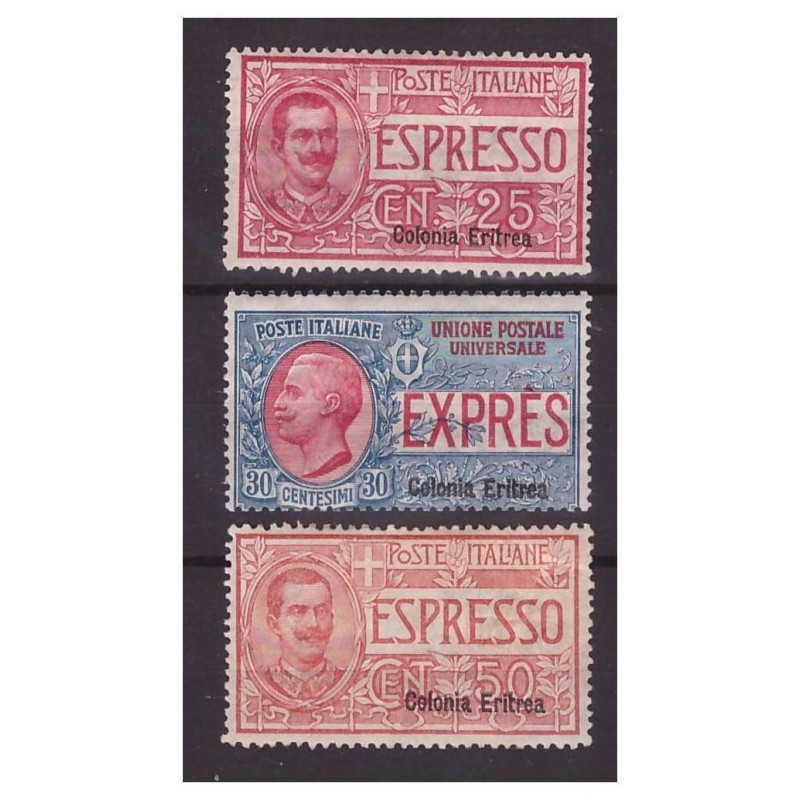 ERITREA  1907 -  ESPRESSI  -  SERIE    NUOVA  *
