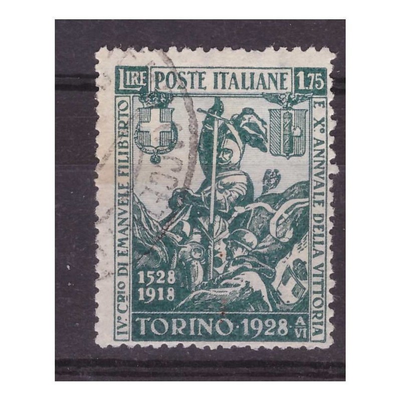 REGNO 1928 - EMANUELE FILIBERTO Lire 1,75    Usato