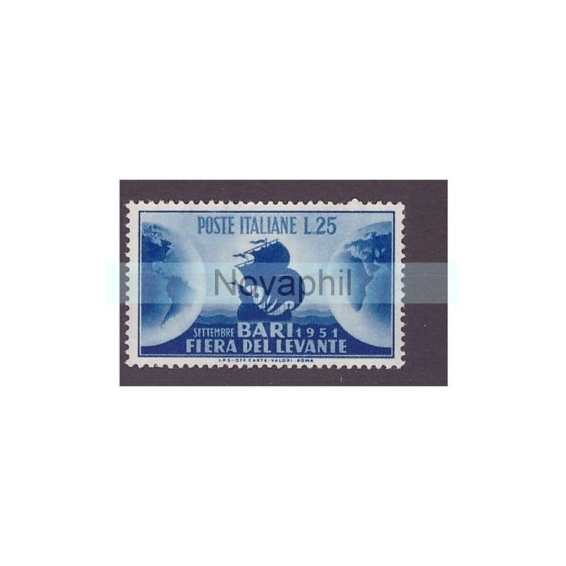 ITALIA 1951 - FIERA DEL LEVANTE BARI NUOVO **