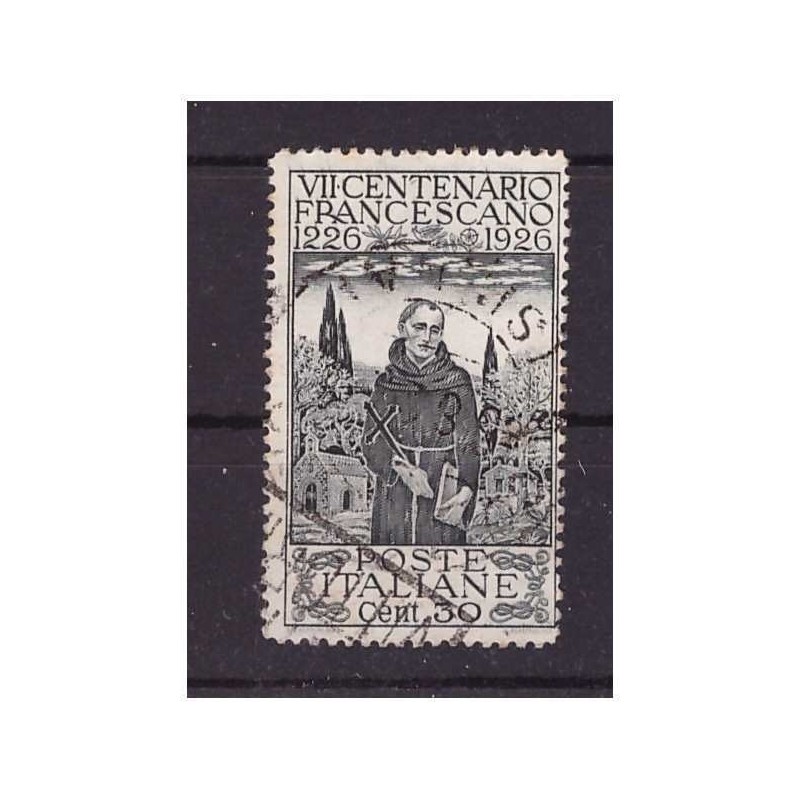 1926 - SAN FRANCESCO Cent. 30 dent. 14 usato