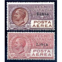 LIBIA 1928 - POSTA AEREA SERIA NUOVA **