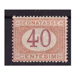 REGNO 1890  -  SEGNATASSE  CENTESIMI 40   NUOVO  **
