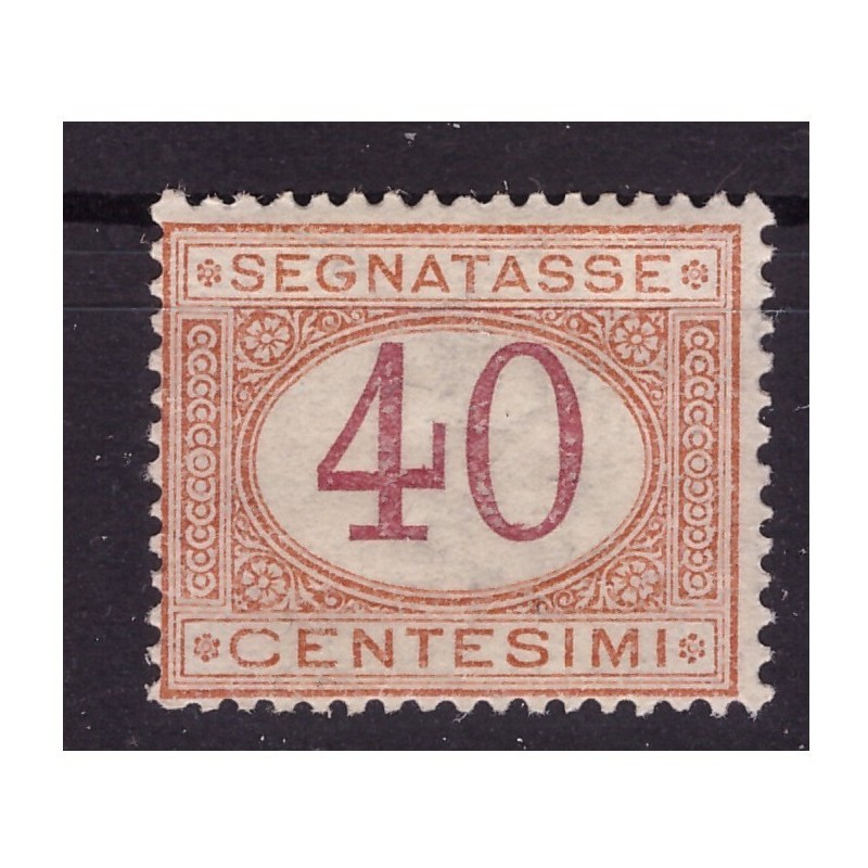 REGNO 1890  -  SEGNATASSE  CENTESIMI 40   NUOVO  **