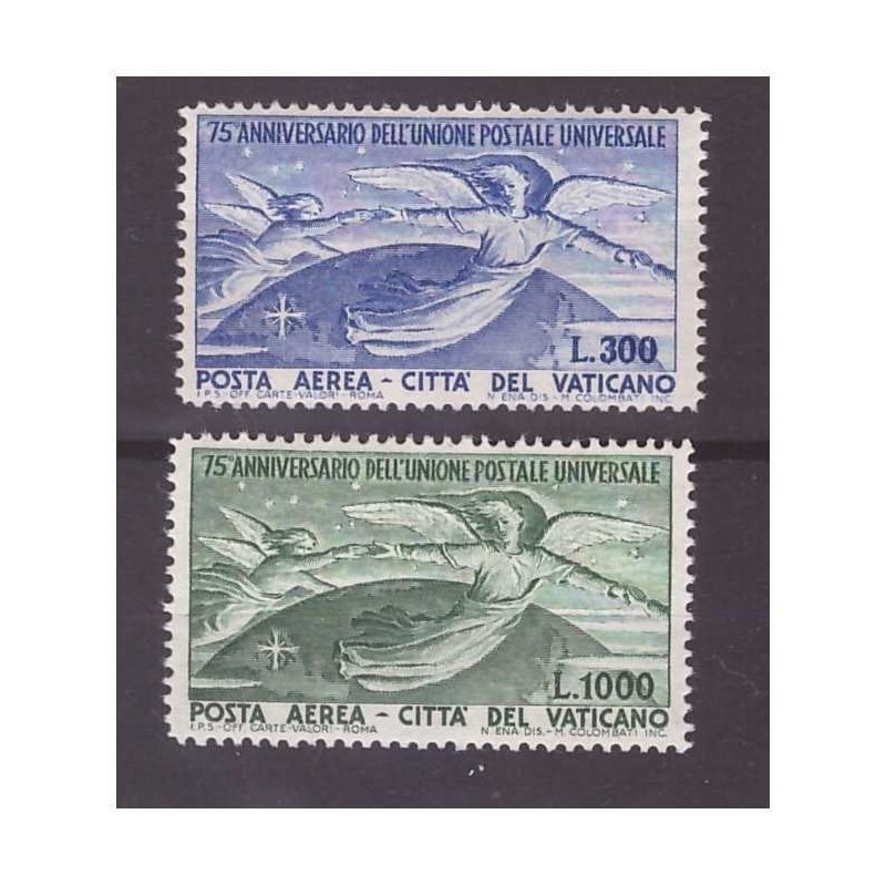 VATICANO 1949  - POSTA AEREA  UPU   SERIE NUOVA **