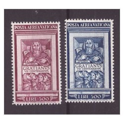 VATICANO 1951  - POSTA AEREA  GRAZIANO   SERIE NUOVA **