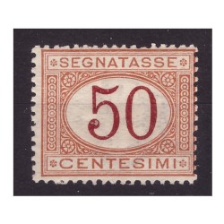 REGNO 1890 - SEGNATASSE CENTESIMI 50 NUOVO **
