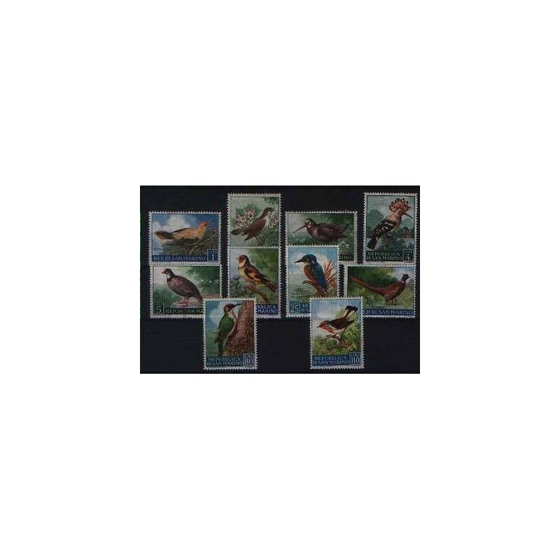 SAN MARINO - 1960  FAUNA AVICOLA   Serie  MNH **