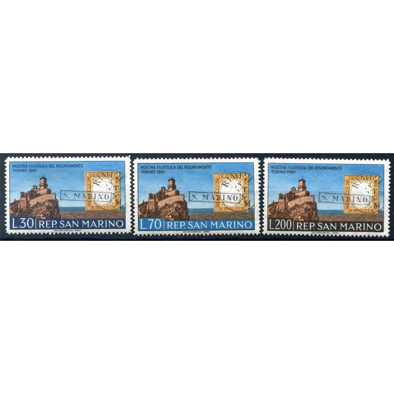 SAN MARINO 1961 - MOSTRA RISORGIMENTO SERIE NUOVA **