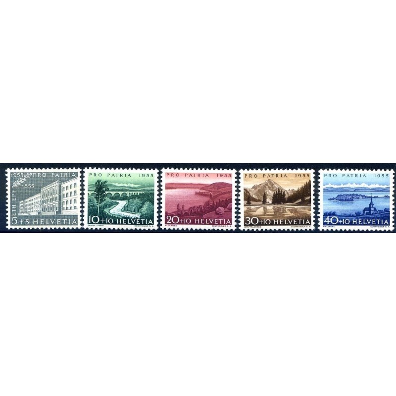 SVIZZERA 1955 - PRO PATRIA  SERIE NUOVA **