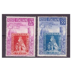 ITALIA  1951 -   FRANCOBOLLI DI TOSCANA   SERIE  NUOVA **