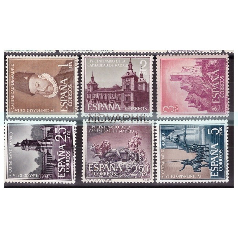 SPAGNA 1961 - MADRID CAPITALE - SERIE NUOVA **