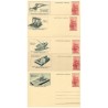 ITALIA  1953 - CARTOLINE POSTALI - LEONARDO DA VINCI  5 VALORI - SPLENDIDE