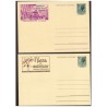 ITALIA  1953 - CARTOLINE POSTALI - FIERE CAMPIONARIE  2 VALORI - SPLENDIDE