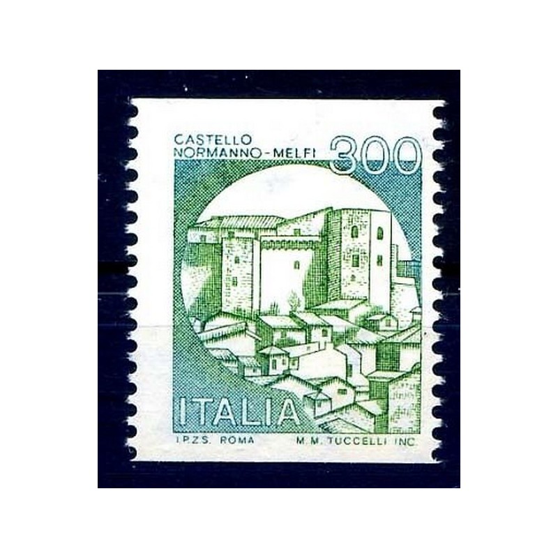ITALIA 1980  - Castelli in  Bobina Lire 300  NUOVO **