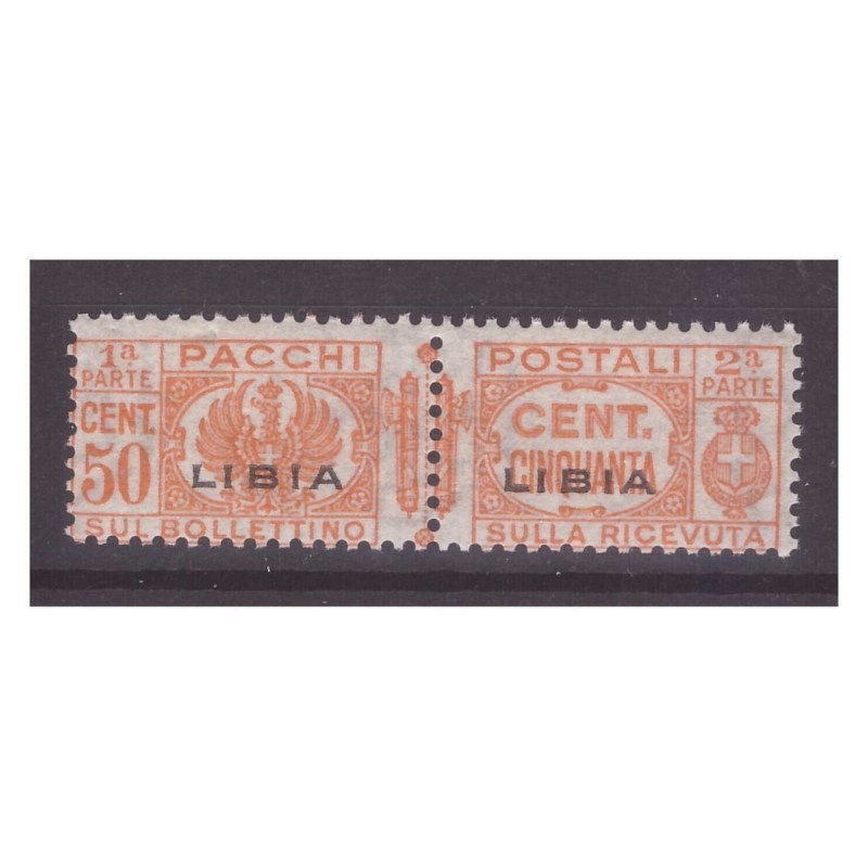 LIBIA  1927   -   PACCHI POSTALI     CENTESIMI 50   NUOVO **