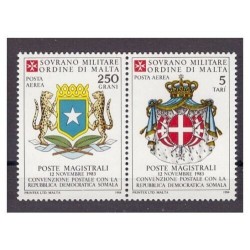 SMOM 1984 -  POSTA AEREA   SOMALIA  Serie  Nuova **