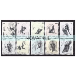 SAN MARINO 1976 -  LE VIRTU'    SERIE   NUOVA **