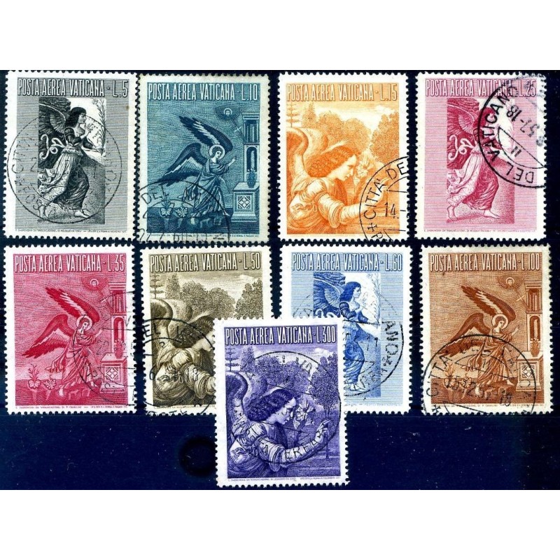 VATICANO - 1956 ARCANGELO GABRIELE SERIE USATA