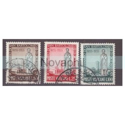 VATICANO - 1955 - SAN BARTOLOMEO SERIE USATA